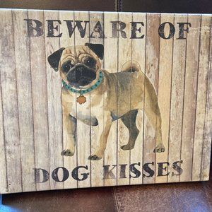 Pug Dog Canvas Art